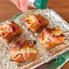 【食パン1枚で4個できる節約トースト】
節約チーズドッグの工程4