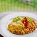 とろ～りチーズのキムチ・オムライス