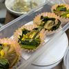 1199099の作ってみた!投稿(＼お弁当に／レンチン10分【小松菜コーンのバター醤油ソテー】)