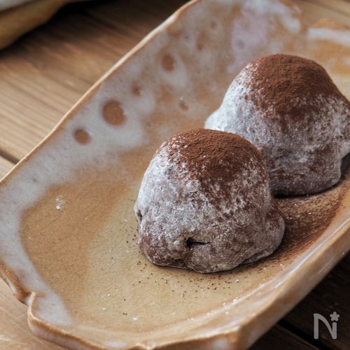 余ったお餅で作る【生チョコ大福】