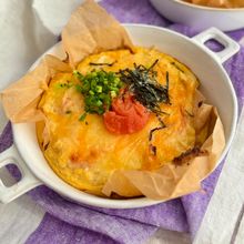 豆腐の明太マヨオーブン焼き