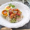 5分で完成！バジル香る♪カルボナーラ丼 とろたまのっけの工程3