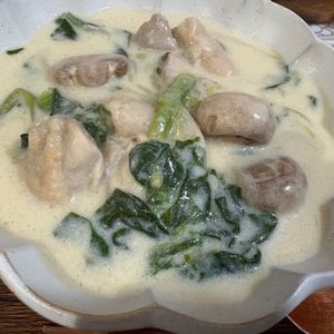 ゆずぽんずの作ってみた!投稿(簡単に作れる♡『ほうれん草とチキンのクリーム煮』)