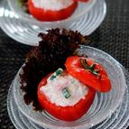 キヌアでトマトのファルシー