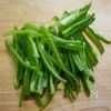 鶏むね肉の甘辛チンジャオ炒めの工程1