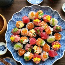 のせるだけで簡単！華やかカナッペ風寿司