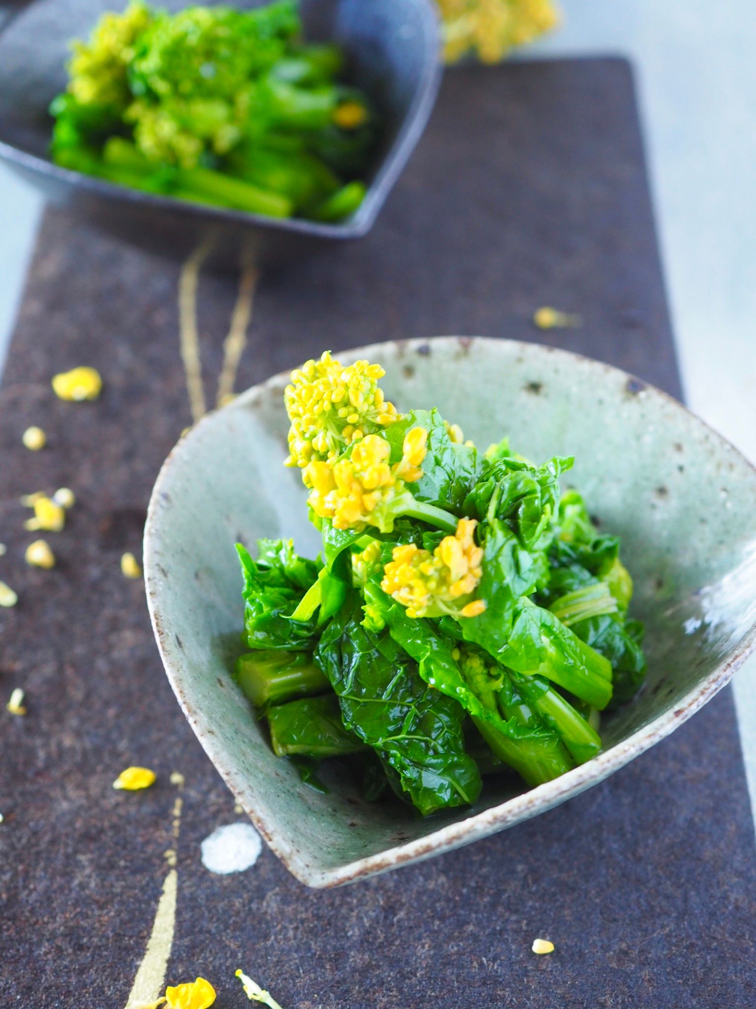 菜の花のからしあえ【あと一品の春の香り＊作り置き】 | レシピサイトNadia