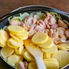 ドゥフィノア風じゃがいもと鶏肉のクリーム鍋の工程3