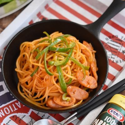 昔懐かしい〜♪喫茶店のナポリタン