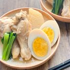 ほったらかし調理‼︎
たまご✖️大根✖️手羽元の煮物