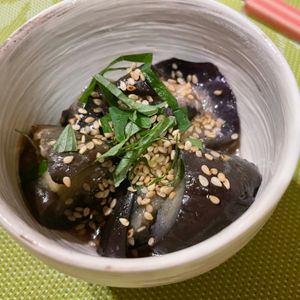 michaの作ってみた!投稿(揚げ油不要！『揚げなすの梅味噌和え』)