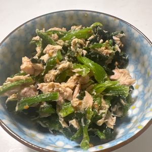 あけみの作ってみた!投稿(5分で作れる！【ほうれん草とツナの旨塩ナムル】)