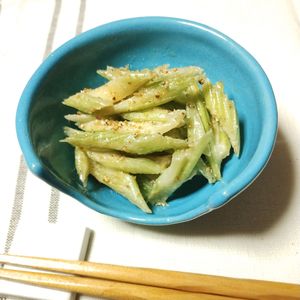 M＊Pの作ってみた!投稿(味噌もみセロリのレモンオリーブマリネ)