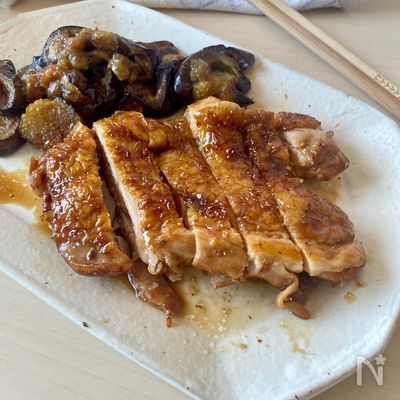 油を使わずスタミナ系!コクうま黒酢照り焼きチキン