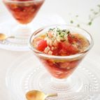 丸ごと1個ペロリと食べれる！カレー屋さんのトマトサラダ