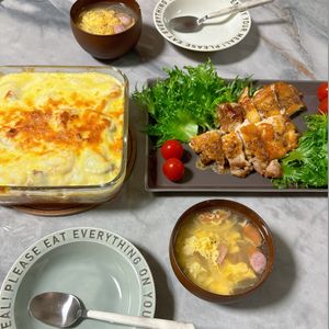 ぽてちの作ってみた!投稿(【えびドリア】レトロ洋食の定番♩幸せの味)