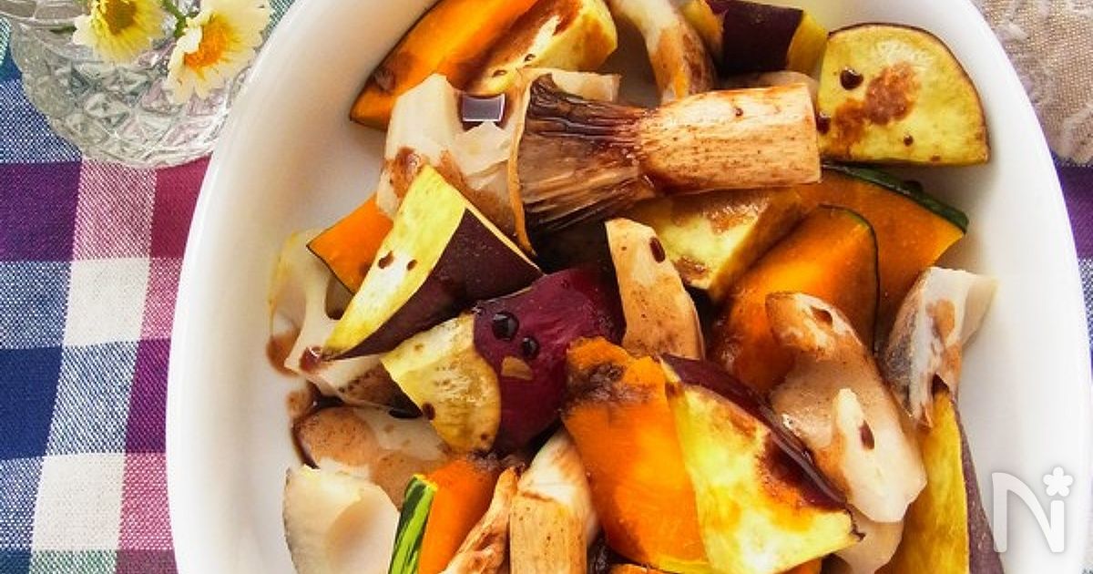 根菜のバルサミコソース添え レシピ