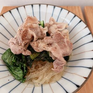 あーちゃん·͜· ♡の作ってみた!投稿(事前戻し不要♪『豚肉と小松菜のうま塩♡はるさめ煮』)