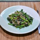 高菜とちりめんじゃこの醤油炒め