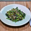 高菜とちりめんじゃこの醤油炒め