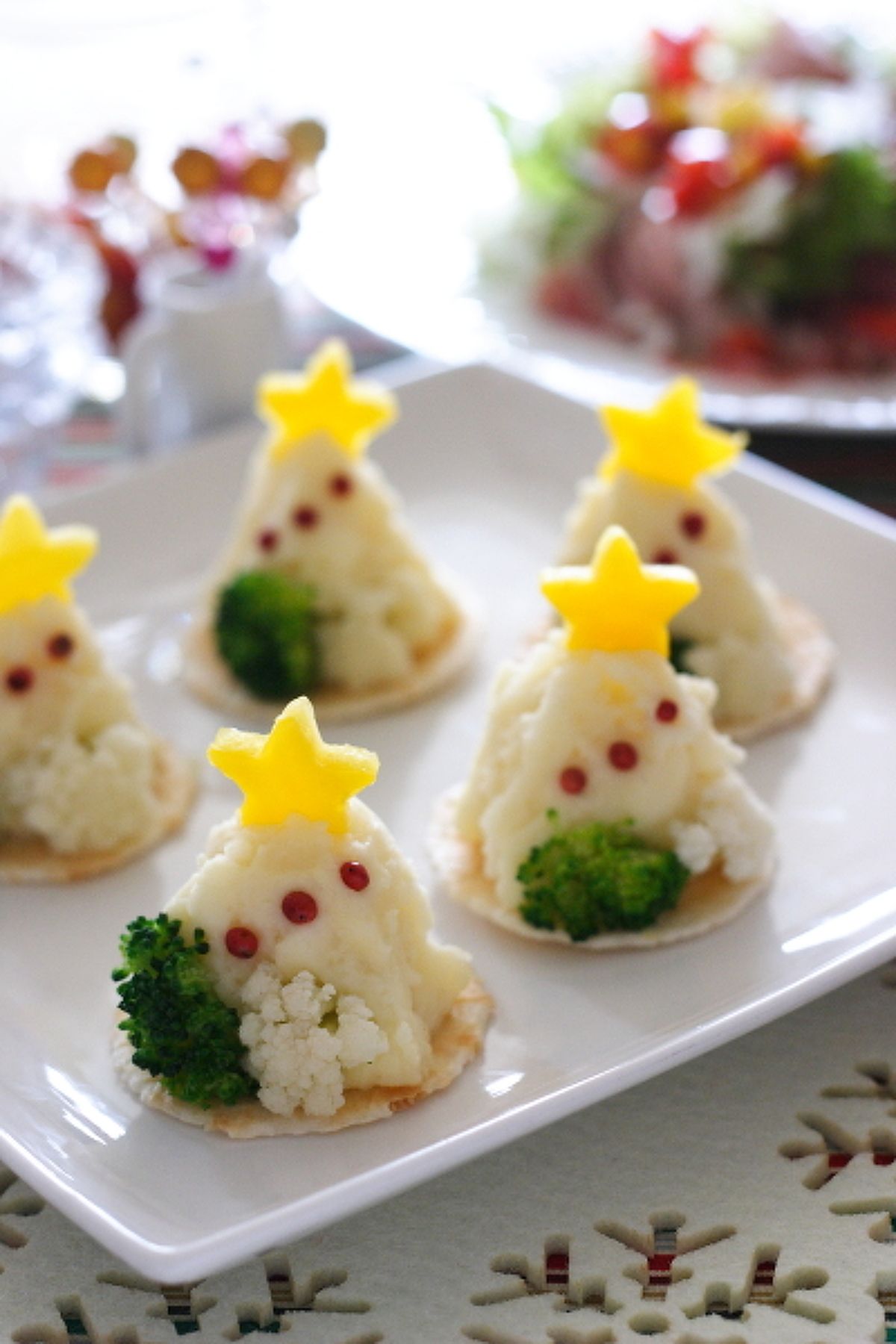 クリスマスツリー風ポテトサラダ レシピサイト Nadia ナディア プロの料理家のおいしいレシピ