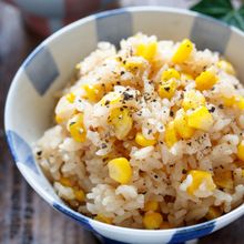 バター醤油香る♡とうもろこしの炊き込みご飯【#炊飯器】