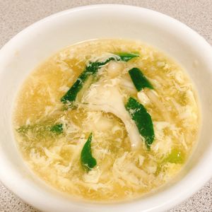 お料理happy🍀の作ってみた!投稿(ふんわり卵と小松菜のとろみ中華スープ【#簡単#スープ】)