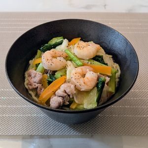 𝔂𝓾𝓶𝓲🍓の作ってみた!投稿(【野菜たっぷり塩タンメン】具沢山で大満足！)