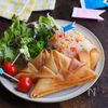 ザクザク折り紙春巻き【こどもの日に★野菜が好きになる!】