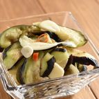 【ナスの即席水キムチ風】すぐできる簡単副菜