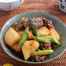 ごはん泥棒！長芋と牛肉のほくほく炒め