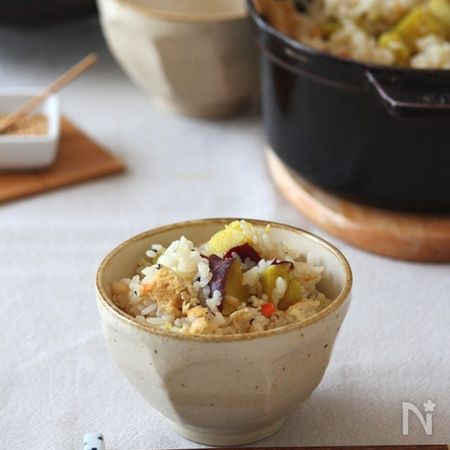 さつまいもと崩しがんもの炊き込みご飯 By 栁川かおり レシピサイト Nadia ナディア プロの料理家のおいしいレシピ