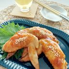鶏手羽先の味噌焼き