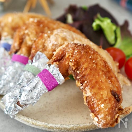 クリスマス仕様の【サクサク手羽先からあげ】
