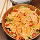 【エビとレタスのサラダ】サイゼリヤ風の ごちそうサラダ♪