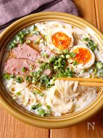 5分で完成！【とんこつ風そうめん】ほっと温まるコク旨麺♩