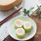 お弁当すきまおかず。なるとのプチキャベツロール