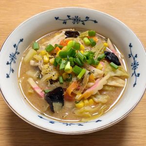 Nao★彡の作ってみた!投稿(【給食風】具沢山味噌ラーメン！)