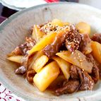 【牛肉と大根のピリ辛韓国風】レンジで時短！味がしみしみ