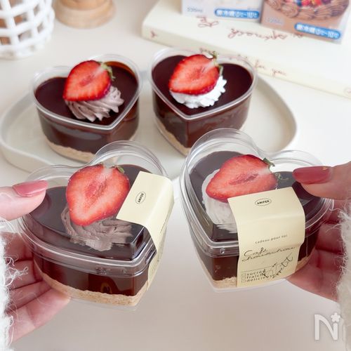 材料3つ カップで簡単 生チョコタルト