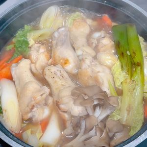 axcxoxcookの作ってみた!投稿(焼き鶏の柚子胡椒だし鍋)