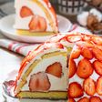 【いちごのドームケーキ】 型不要♪超簡単だけど絶品！