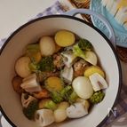 ハーブチキンと冬野菜のポットロースト