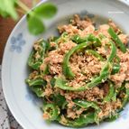 【材料2つ】5分de完成♡ご飯がすすむ♡無限ピーマン♡