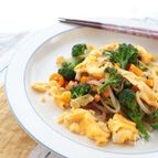 ふんわり卵と野菜のオイスターソース炒め