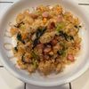 mi-koの作ってみた!投稿(やみつき♪小松菜とベーコンのコク旨チャーハン)