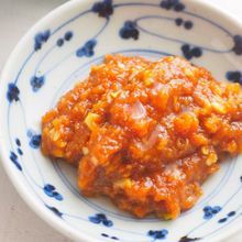 作り置き『ねぎみそ』焼おにぎり、厚揚げと相性抜群!