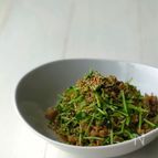 キッチンバサミだけで作れます！＊豆苗入りカレー風味そぼろ＊