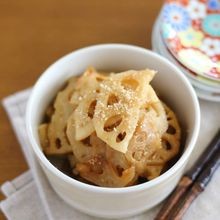 昔ながらの、甘辛レンコンきんぴら