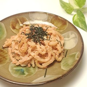 とのちゃまの作ってみた!投稿(【香ばし♪明太マヨの焼きうどん】スピード飯×夜食にもおすすめ)